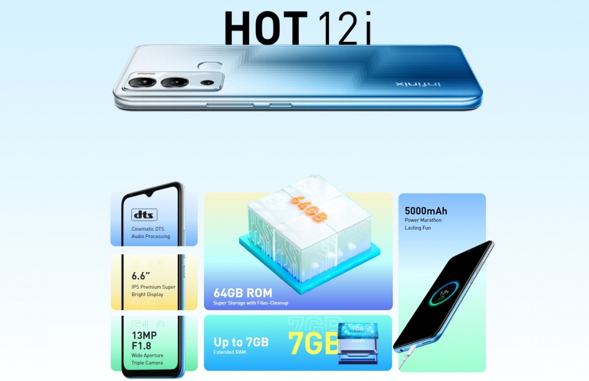 传音Infinix Hot 12i 新款手机发布