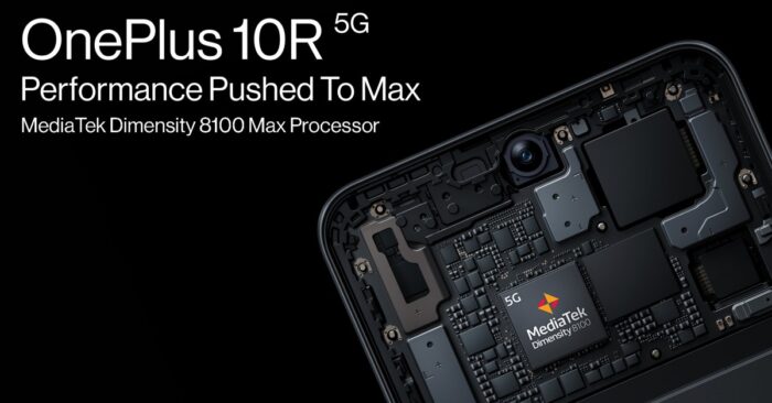 一加10R 5G将搭载天玑8100 Max芯片