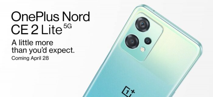 一加 Nord CE 2 Lite 5G将于4月28日发布