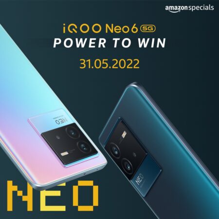iQOO Neo6将于5月31日在印发布