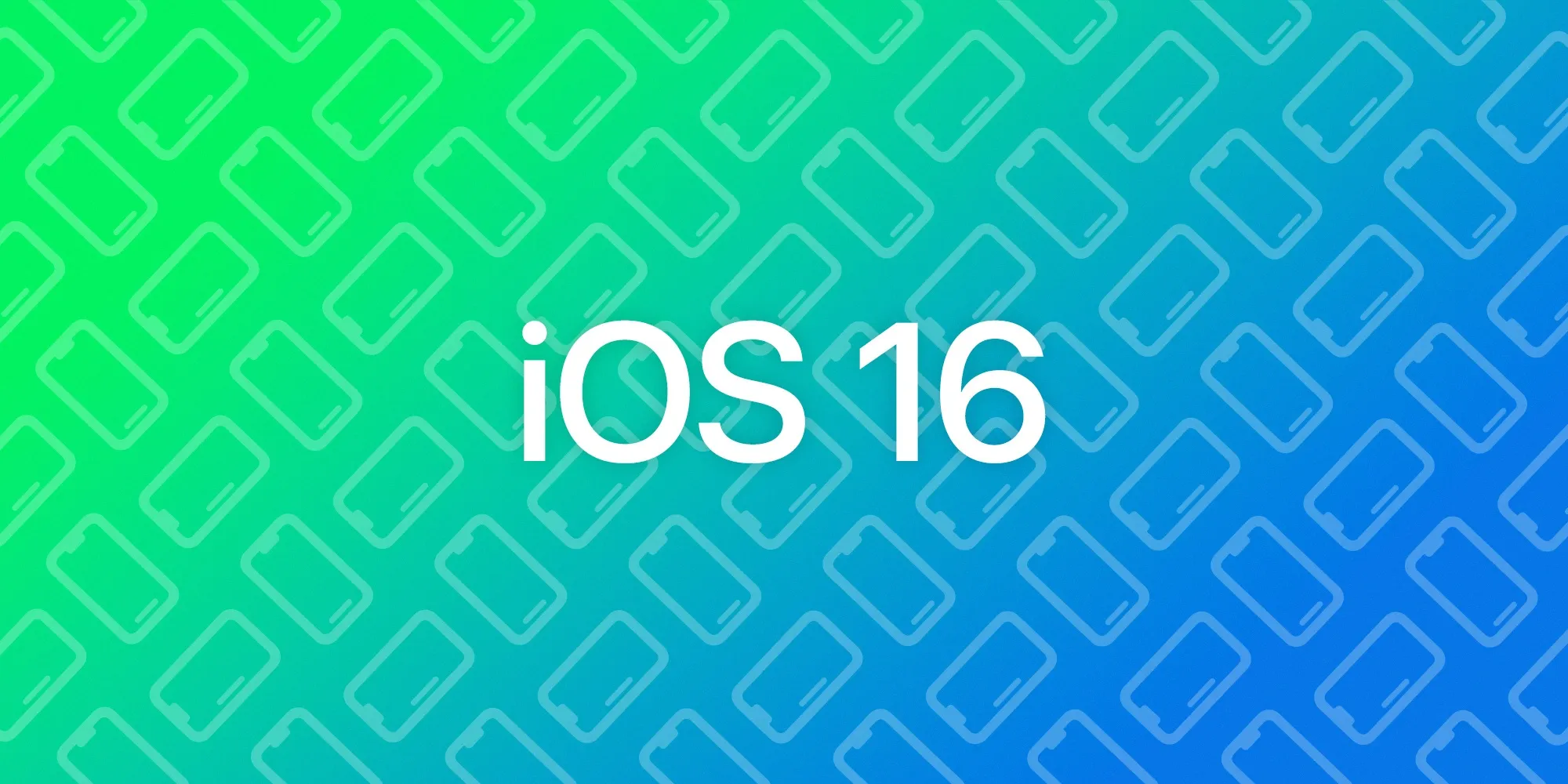 iOS 16系统