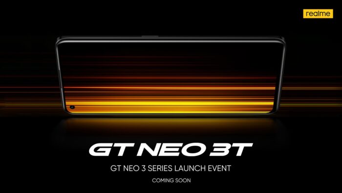 realme GT Neo 3T手机将于近期发布