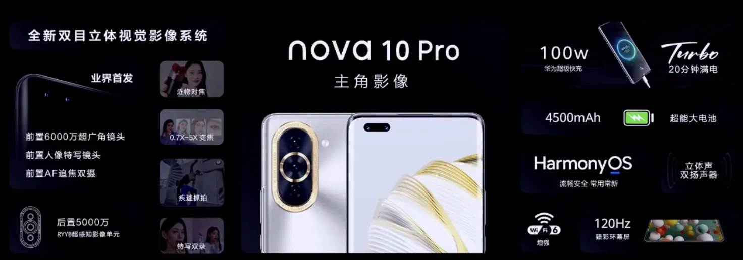 华为nova 10 Pro参数