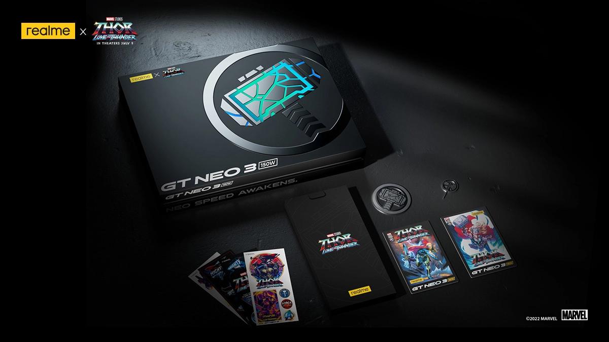 realme GT Neo 3推出雷神联名款