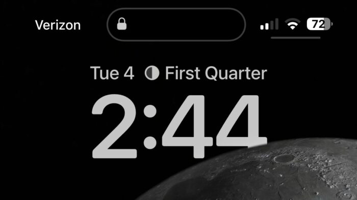 苹果在iOS16.1中让灵动岛灰色边框更加明显