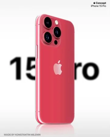 iPhone 15 Pro 红色