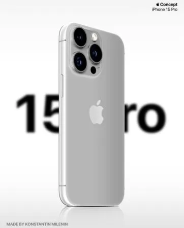 iPhone 15 Pro 银色