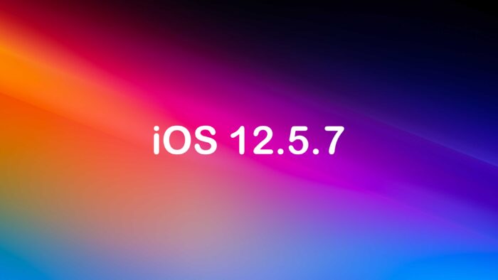 苹果发布iOS/iPadOS12.5.7