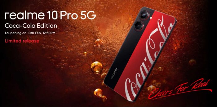 Realme 10 Pro Coca-Cola limited edition will be released soon