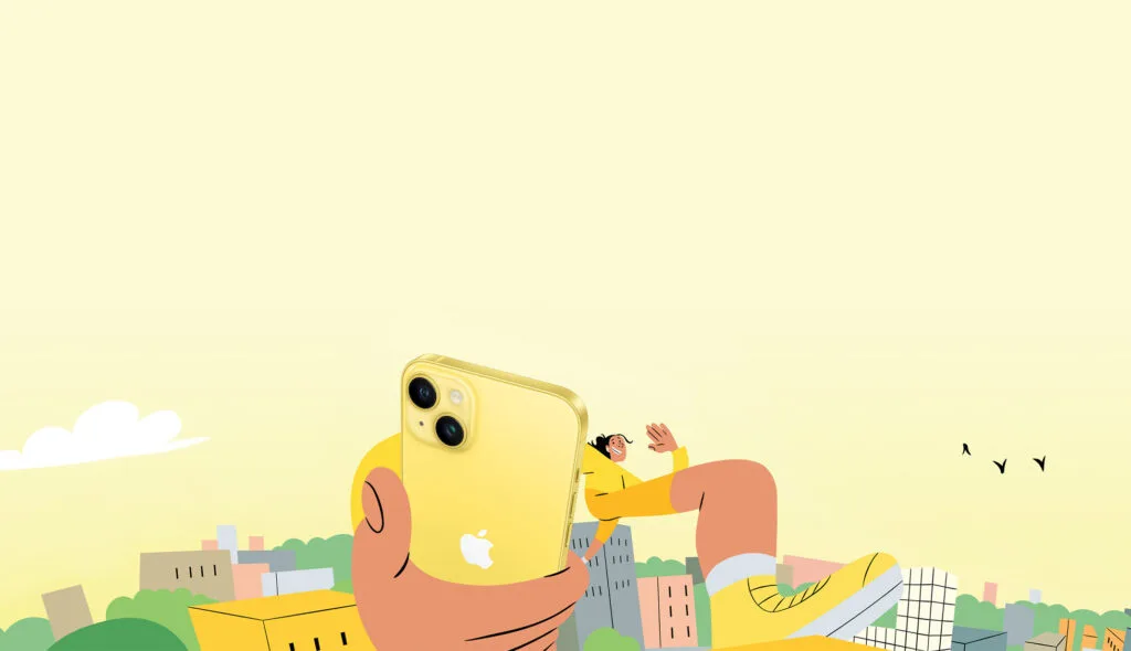iPhone14黄色